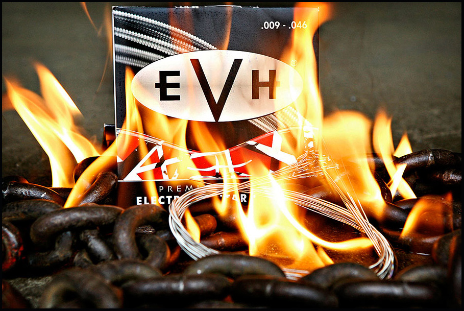 EVH guitar strings ad